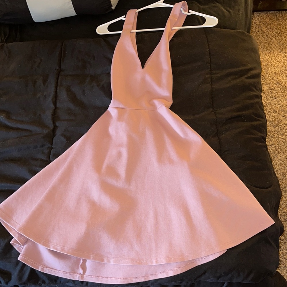 Brand new, never worn adorable pink/mauve dress!